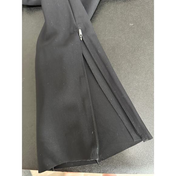 Athleta Stella Shale Black Ankle Zip Stretch Trouser Pants Women's Size 4 - Picture 7 of 11